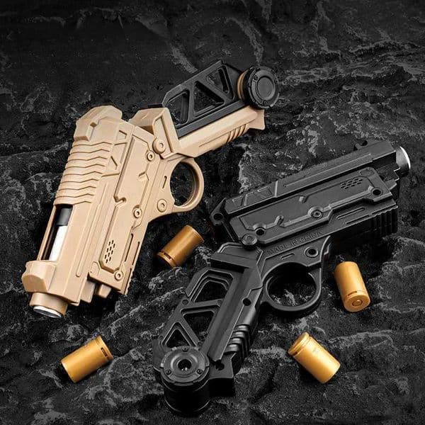 Mini Launcher Children Shell Ejection Toy Gun Decompression Boys Science Education Model Finger Gun Fingertip Toy Gift W251215