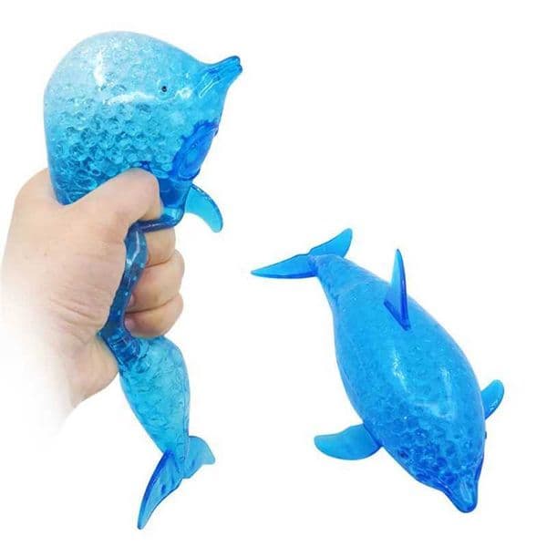 Squishy Shark Stress Balls Dolphin Squeeze Ball Stretchy Stress Squish Ball Sea Animal Squeeze Squishy Toys for Kids Adults Z260525