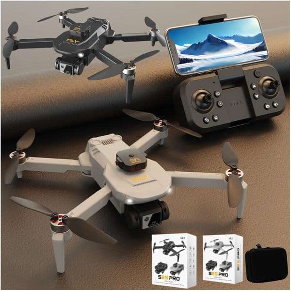 New Product S25 Drone Brushless Motor HD Dual Aerial Photography Foldable Optical Flow Altitude Hold Intelligent Obstacle Avoidance Remote Control