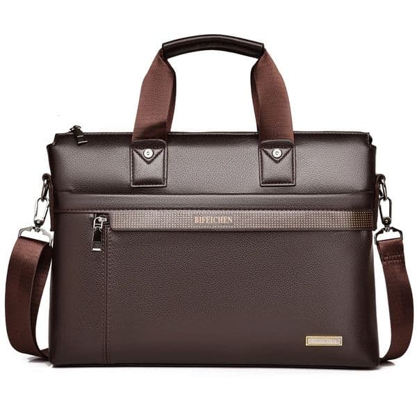 Men Briefcase Bag High Quality Business PU Leather Shoulder Messenger Bags Office Handbag A4 Document Laptop Bag 251215