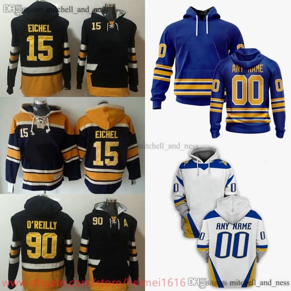 Custom S-6XL Hockey 26 Rasmus Dahlin Jerseys Hoodie embroidery Winter Plush 72 Tage Thompson 89 Alex Tuch Hooded Students Spring Autumn TeamHoodie