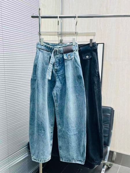 Blue Women Streetwear Vintage Fashion High Waisted Wide Leg Jean Female Trouser Letter Hip Hop Baggy Denim Pants Women's Jeans S--XL Z260313