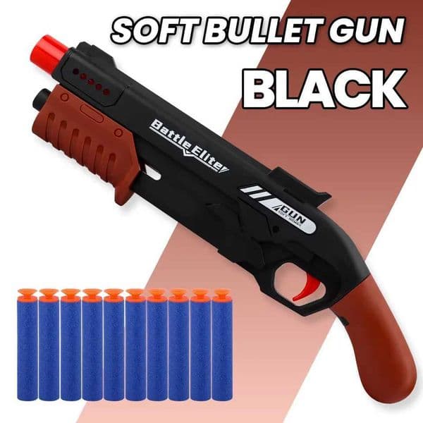 New Outdoor Kids Soft Bullet Blaster Manual Foam Dart Launcher Battle Toy Gun with Safe Ammo Multi-Color Options for ChildrensXJ251215