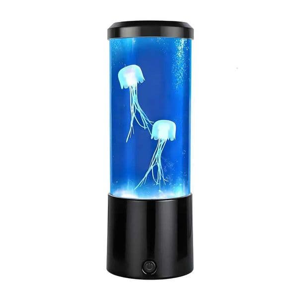 Color-Changing Jellyfish Tank Lamp Multi-Color LED Night Light for Bedroom Desk - Soothing Mood Light Gift Idea X251215