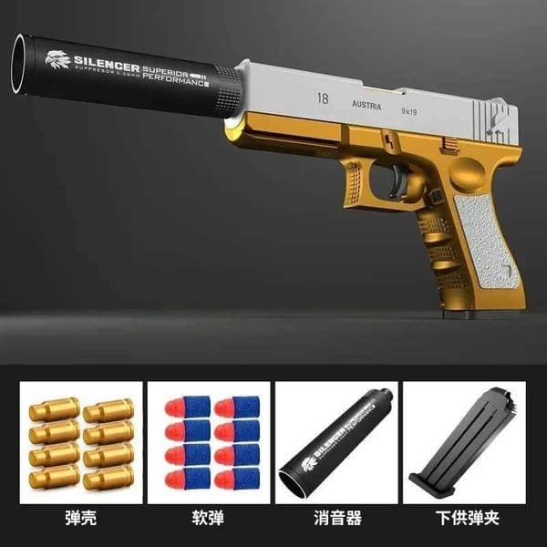 spotNewest Shell Ejecting Airsoft Pistol Soft Bullet Toy Gun Weapon Children Armas Shoot Outdoor Game Boys gift 1011001XJ251215