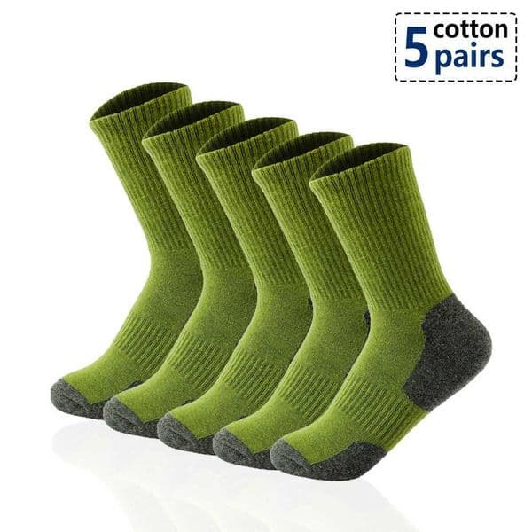 Men Socks Cotton Breathable Long Business Harajuku Socks Solid Gentleman Sox Sokken Outdoor Sports 5 Pairs/Lot Socks Gift G251216