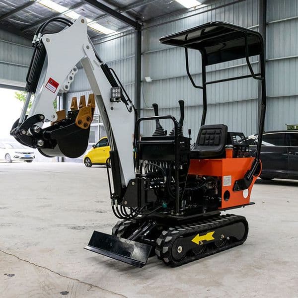 Foldable-Blade Mini Excavator with Quick-Adjust Bucket | Compact & Multifunctional