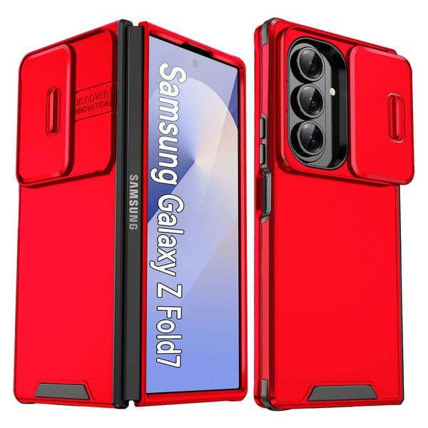 Phone Cases For Samsung Galaxy Z Fold 7 6 Flip Slide Camera Len Cover Heavy Duty Rugged Ring Stand Case