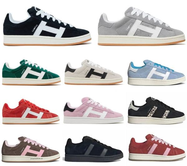 Campus designer 00s suede gray chewing gum mens shoes womens sports Dust Cargo transparent pink Wonder white black dark green classic board