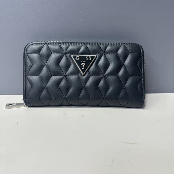 Designer Wallet Fashion Pleated Solid Color Card Holder Embroidered Quilted Soft Leather Card Wallet ID Holder Long Wallet