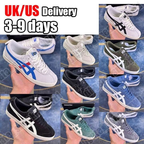 Designer Tiger Sneakers Mens Womens Casual Shoes Mexico 66 Kill Bill Silver Pink Birch Peacoat Tokuten Beige Grass Vintage Leather Lows Outdoor running shoes 36-47