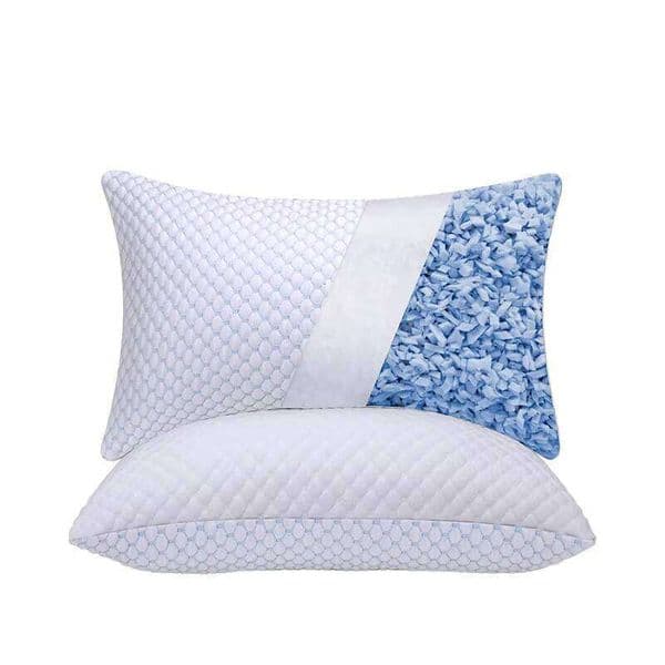 2PCS Cooling Gel Debris Memory Foam Neck Pillow