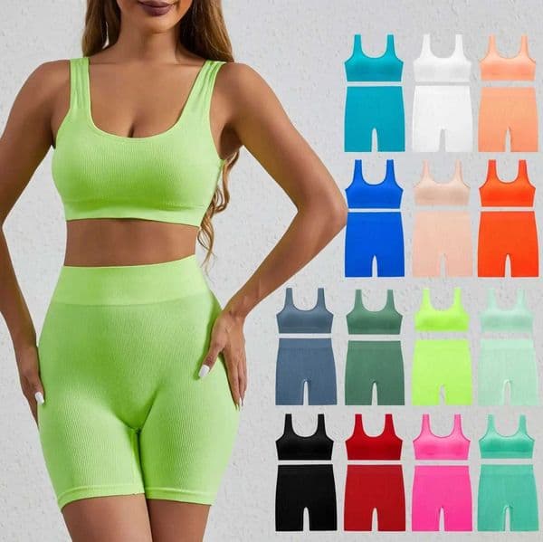 Large Size Womens Breathable Back Belly Pants Sports Fitness Yoga Set Workout Clothes for Women Yoga SetXJ251216