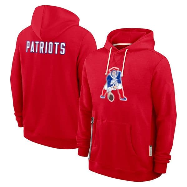 Patriots Men Sideline Standard Issue Initial Home Sweatshirts Hoodie