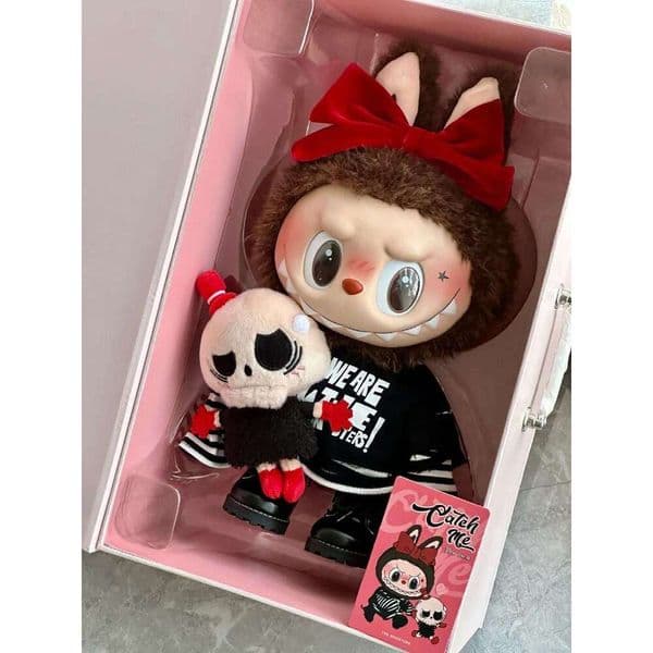Labubu Catch If You Like Me Series Plush Toys Zimomo Pink Harmonia Blind Box Gift