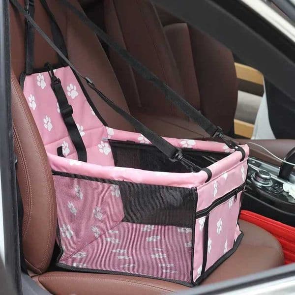 Premium Dog/Cat Car Seat Cushion with Waterproof Hanging Bag - Safe and Comfortable Travelling Experience Y251216