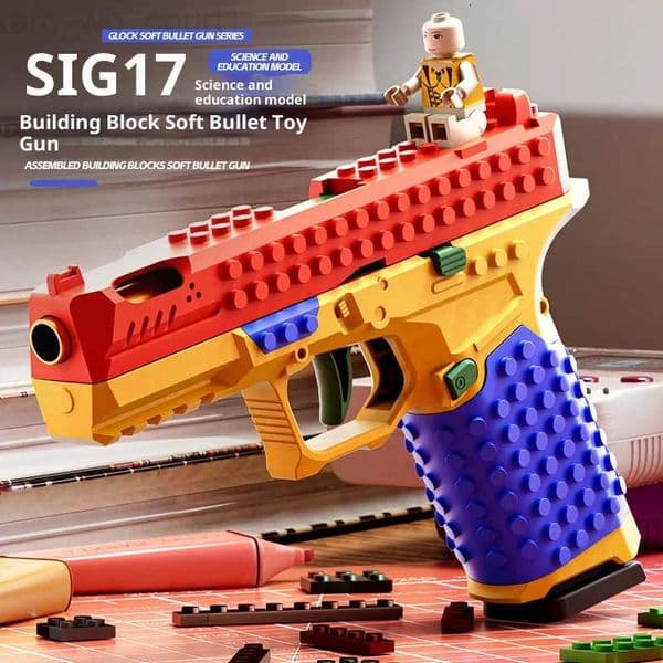 Sig17 11 Block Gun Kit Realistic Simulated Shooting Toy Realistic Simulated Shooting Toy For Boys Adult Toy Guns H251216