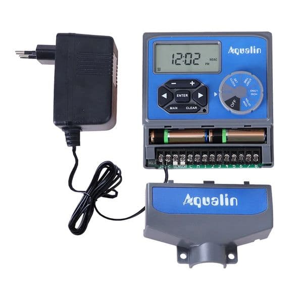 8 Stations Garden Automatic Irrigation AC 230V Input Controller Water Timer Watering System with EU Standard Transformer 251216BJ