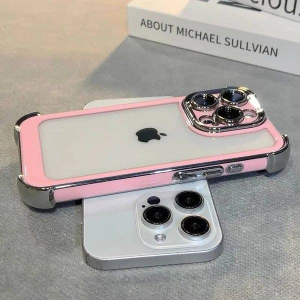 For iphone promax mobile Phone all-inclusive anti-fall 15 pro 16 14 13p 12 11 Luxury plating transparent protective case