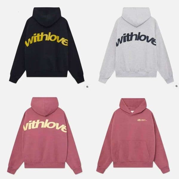 Women's Harajuku Punk Hoodie American Retro Casual Loose Trendy Letter Print Jacket Classic Simple Versatile Streetwear