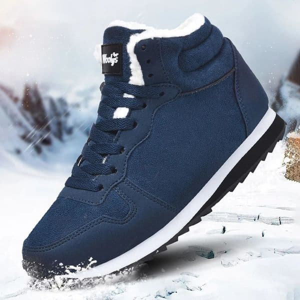 Winter Men Boots Casual Warm Ankle Boots Shoes for Man Sneakers Winter Plush Fur Woman Footwear Comfortable Platform Snow Boots 251215