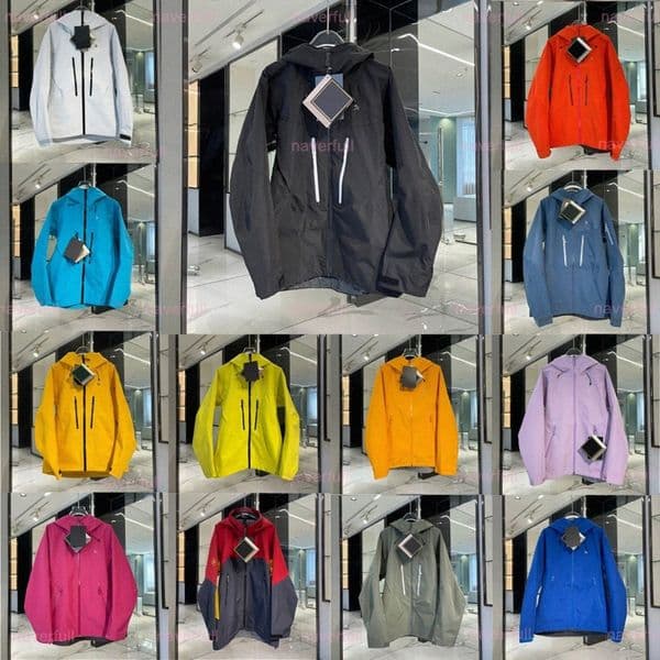 arc designer mens Arcs windbreaker jackets SV/LT teryxlys male casual lightweight hard shell waterproof winter outdoor sports coats versatile travel hiking