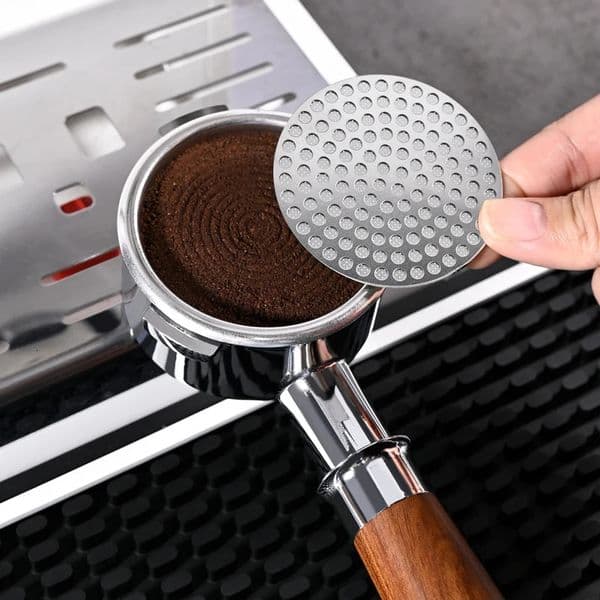 515358mm Reusable Coffee Puck Screen 304 Stainless steel Double Layer Filter Fine Mesh Professional Espresso Accessory 251213BANJIA