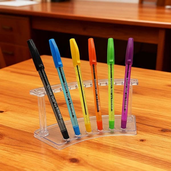 PEA008F M3 Multi-Color Gel Pen, 0.7mm/1.0mm Bullet/Semi-Needle Tip, 12pcs/Box Single-Color Printed Barrel, Smooth Writing Supplies