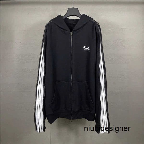 DesignerDesigner High Version Paris SS25 New B Brand Collaboration Lamborghini Mud Pattern Printed Sweatshirt Zipper Cardigan Jacket for Men 8KPL