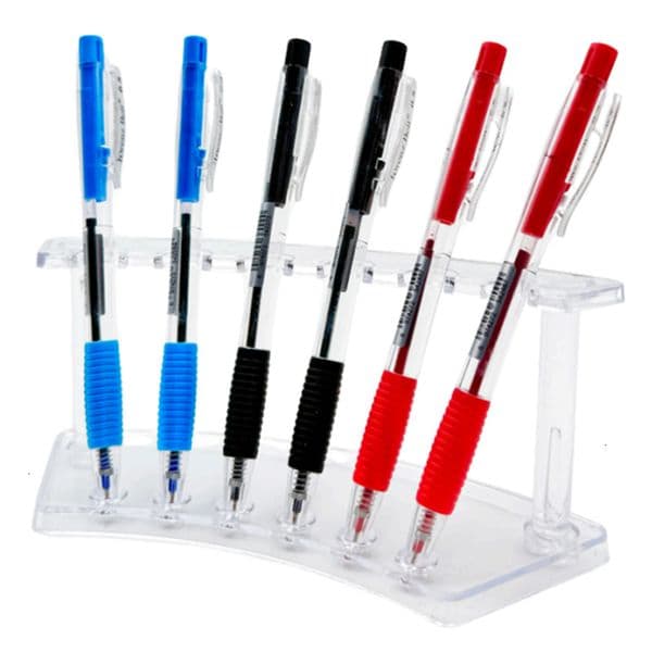 PEB002H Quick-Dry Gel Pen with Click Mechanism, 0.5mm/0.7mm/1.0mm Bullet/ST Tip, 12pcs/Box Single-Color Barrel, Customizable Writing Length Office Stationery