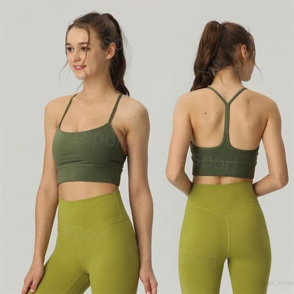 Y-Shaped Bodybuilding Yoga Bras Lady Quick Dry Sports Tank Top Woman Running Yoga Bra Stretch Slim Underwear Sexy Fitness Vest Tanks Popular Swift Speed Pilates