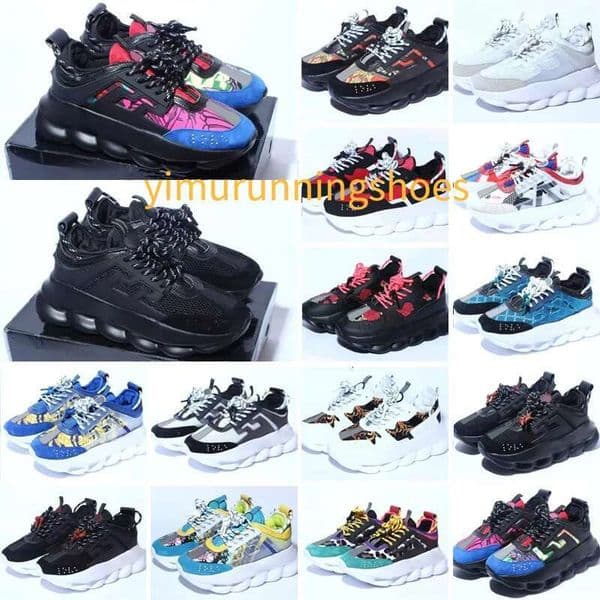 Designer Casual Quality Chain Reaction Wild Jewels Link Trainer Shoes Sneakers f4