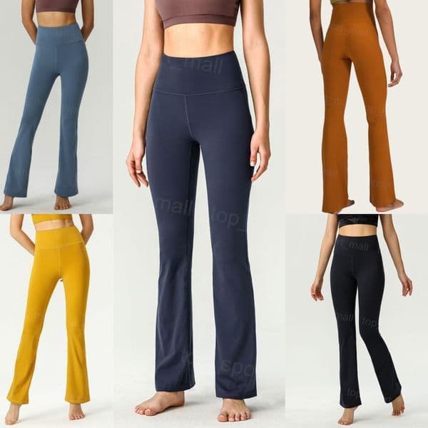 Lady Training Yogas Pants Long Wunder Train Bodybuilding Pant Yoga Flared Mini Thin Jogging Bell Bottoms Popular Gym Trousers Stretch Trousers Women Athletic