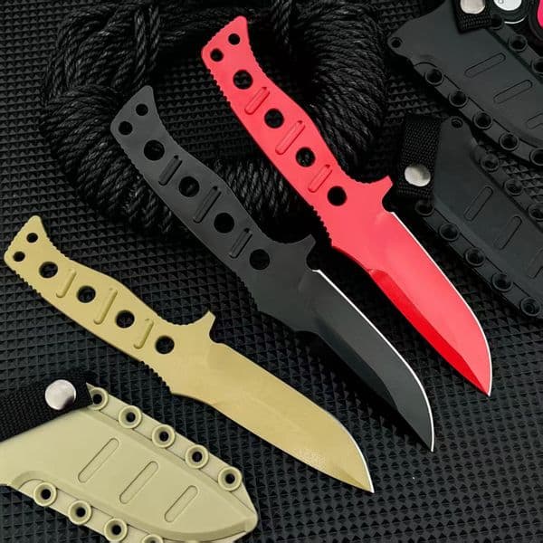 folding knife BM 375 Tactical Straight Knife 9Cr18Mov Fixed Blade Knife Self Defense Hunting Multi Tool Wilderness Survival Knife with Sheath