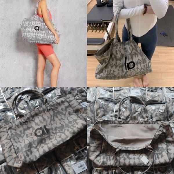 Designer bag Tote bag aloyogabag gym bag Shoulder Bag Yoga Oversized Tote Bag Effortless Casual Style Canvas lady shopping bag luggage bag laptop fitness bag women