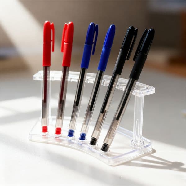 PEA007RH Black Pearl Quick-Dry Gel Pen, 0.5mm/0.7mm/1.0mm Tip, 12pcs/Box Single-Color Printed Barrel, Long-Lasting Ink Office Writing Pen