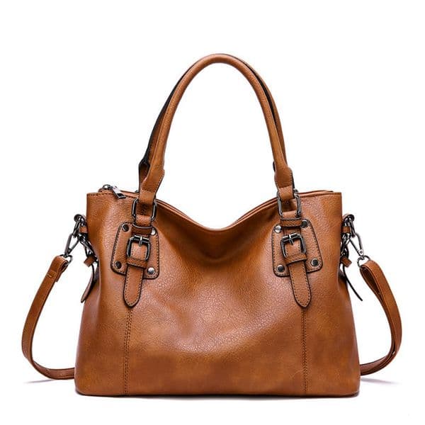 New Fashion Women's Bag Retro Simple Shoulder Bag Large Capacity Texture Handbag Elegant Crossbody Bag