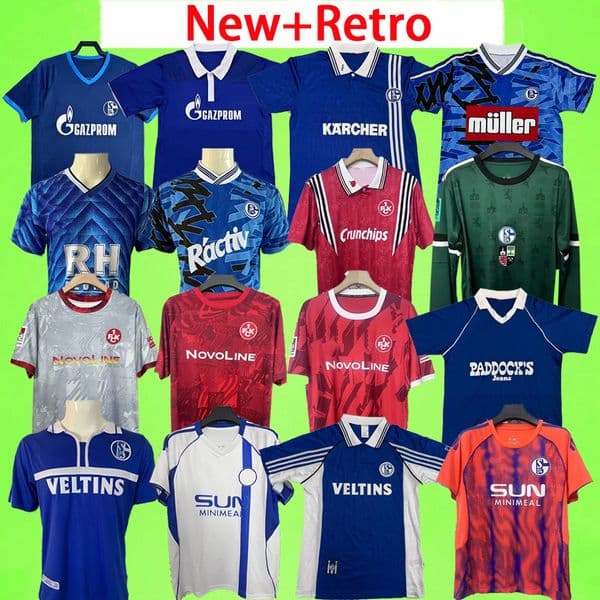 New + Retro 25 26 27 Schalkes Soccer Jerseys 04 2010 2011 2012 home away 2025 2026 Football Shirt 10 11 12 93 94 95 96 97 84 85 86 150 years Kaiserslautern 00 01 02 88 89 GK 150th