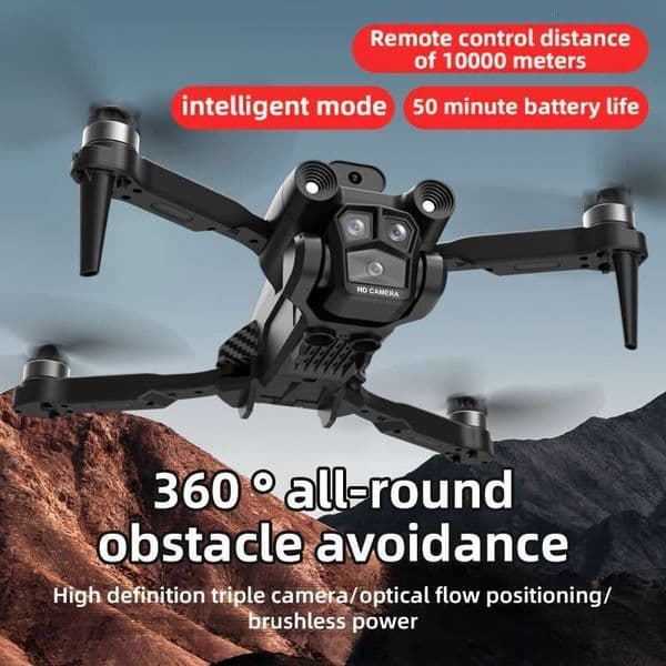 New High Definition Camera Drone Featuring Dual Batteries, Brushless Motor, Foldable Design, 360 Degree Flips, One-Key Start, Emergency Stop,