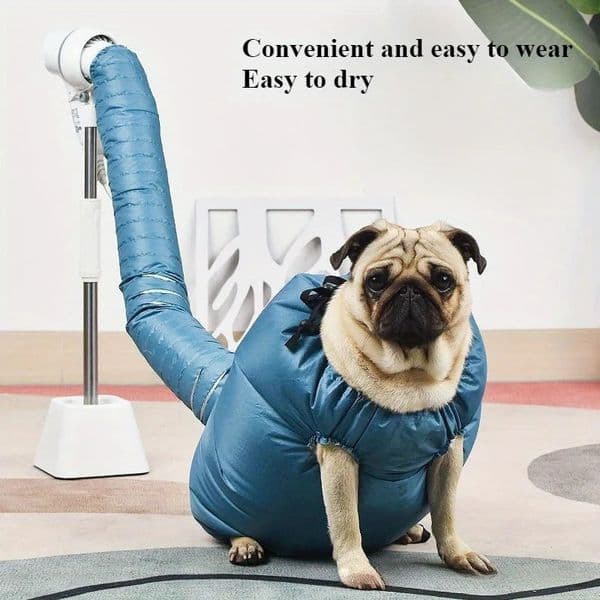1pc Portable Folding Pet Hair Dryer Bag - Fast Drying Safe Blow Tech Effortless Grooming for Dogs of All Sizes 251213