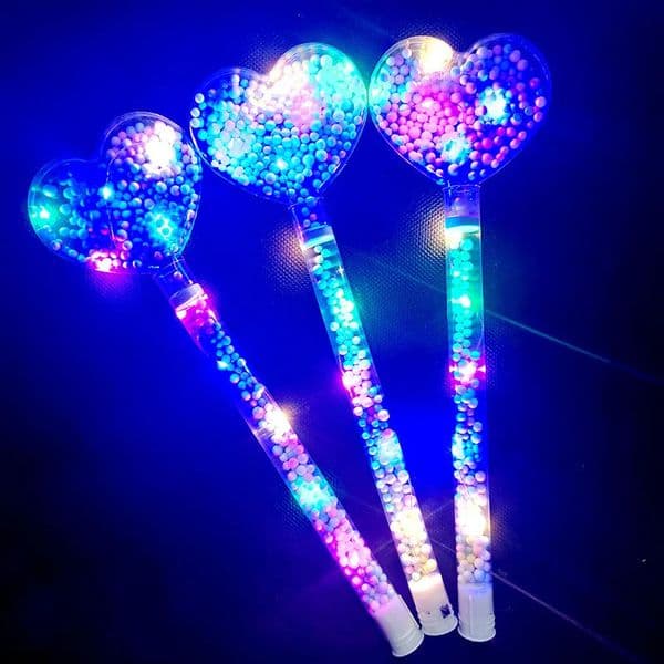 Luminous Stick Princess Love Fluorescent Stick Glow In The Dark Toys Fairy Stick Girls Dress Up Props Childrens Luminous Toys251209BJ