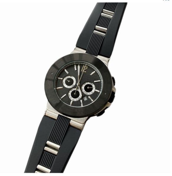 Hot Automatic machinery luxury watch mens sweeping movement Silver watch model No battery watches all sub dials works
