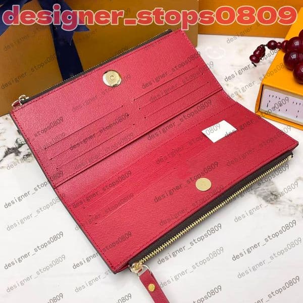 New designer classic zipper wallet pocket long zipper classic coin wallet slot men s and women s wallet10A
