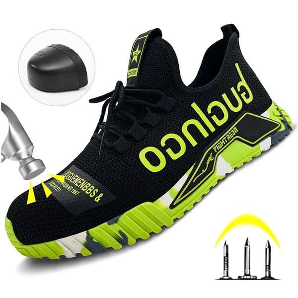 Lightweight Steel Toe Safety Shoes Men Antipuncture Work Breathable Industrial Indestructible Boots 251031