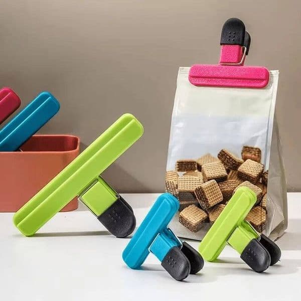 Sealing machine clip, plastic tool, kitchen accessory, portable storage, food and snack sealing bag clip