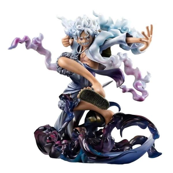 2026 New New 23Cm/9In Anime One Piece Gear 5 Action Figure Sun God Nika Luffy Statue Toy Giftsxj250103 Designer