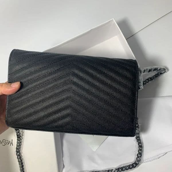 women crossbody bag Genuine Leather Handbag lady Shoulder bags Chain Purse card holder slot clutch Envelope Messenger purses