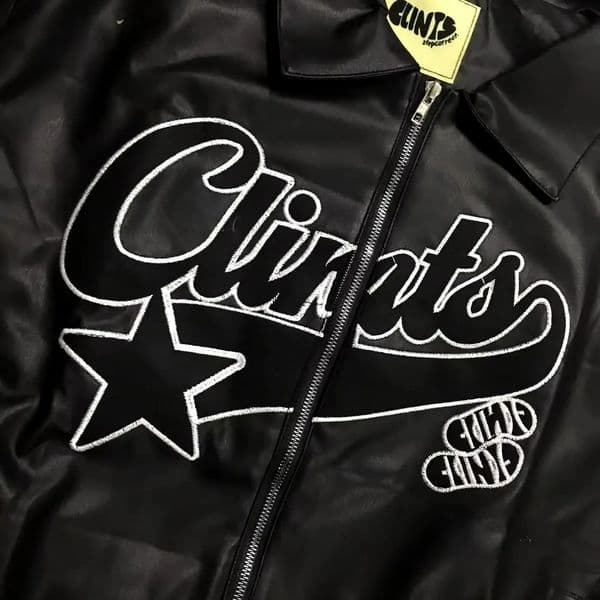 Harajuku Leather Jacket Oversized Motorcycle Jacket Hip Hop Punk Gothic Simple Embroidered Streetwear Y2K Men Retro Zip Coat 251215
