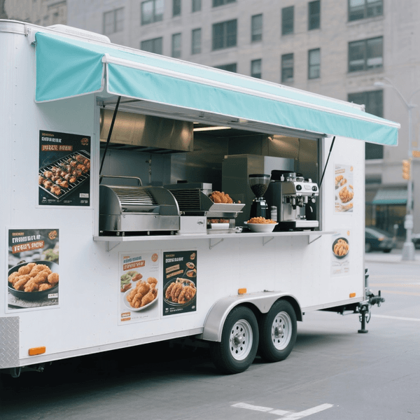 OEM Mobile Kitchen Trailer Bubble Tea Waffle Cart Hot Dog Stand Small Round Square Food Truck Trailer