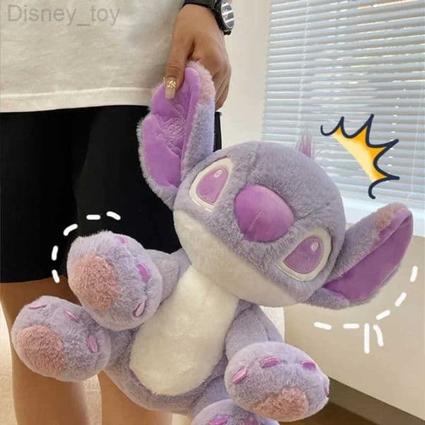 Disney Cartoon Purple Stitch Doll Star Baby Kawaii Plush Toy Girls Birthday Doll Girlfriend Valentines Day Gift 25cm/30cm/45cm H2512181